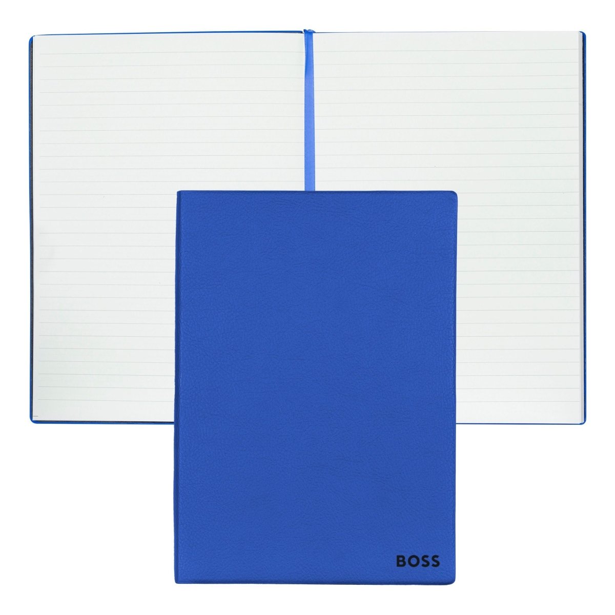 HUGO BOSS Essential Blue Lined A5 Notebook | HNH121LL | TIME Watches