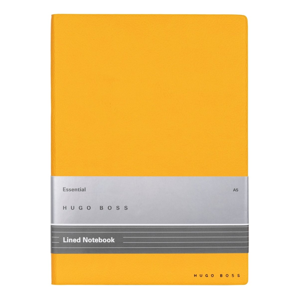 HUGO BOSS Essential Yellow Lined A5 Notebook | HNH121SL | TIME Watches