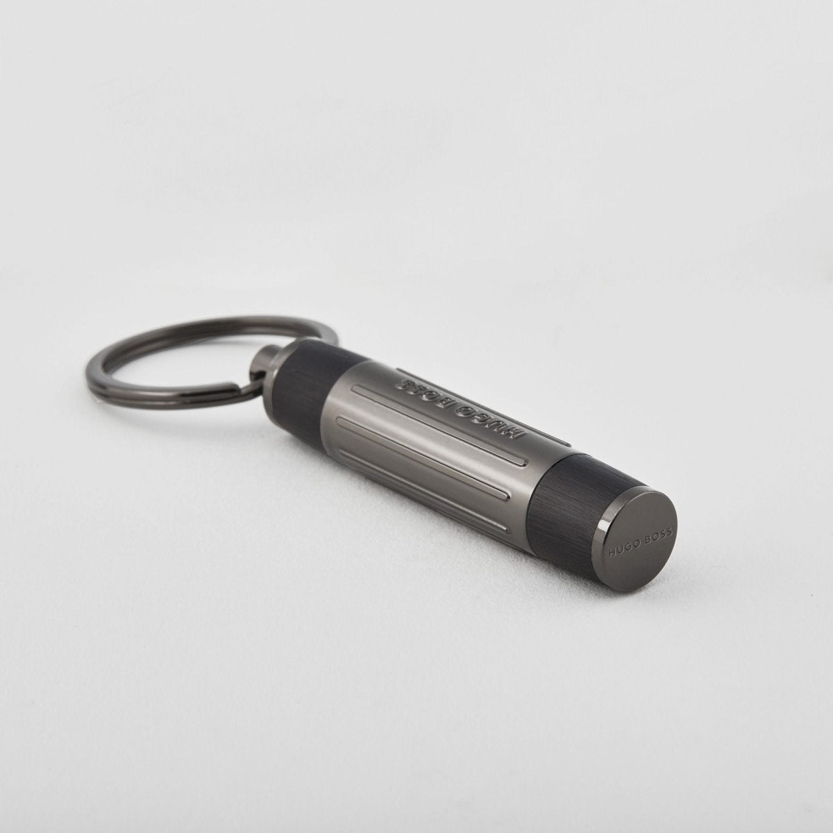HUGO BOSS Gear Ribs Black Key Ring | HAK306A | TIME Watches