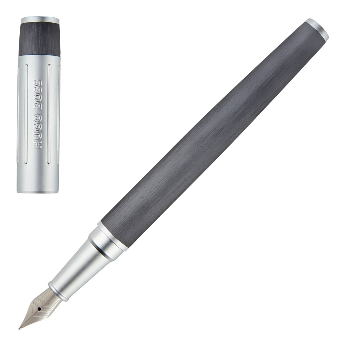 HUGO BOSS Gear Ribs Gun Fountain Pen | HSV3062D | TIME Watches