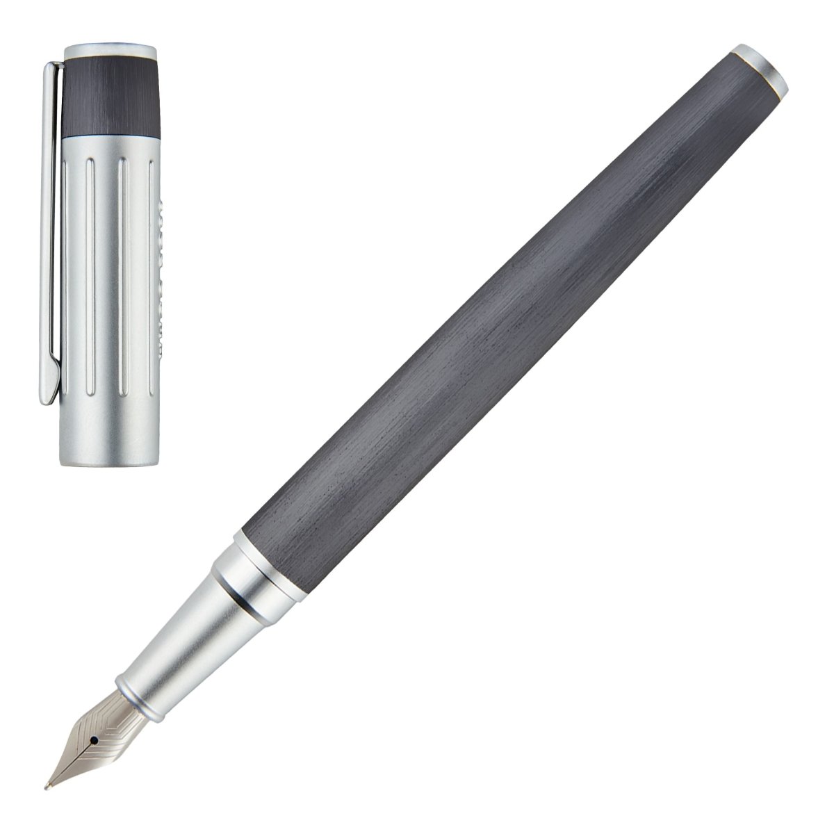 HUGO BOSS Gear Ribs Gun Fountain Pen | HSV3062D | TIME Watches