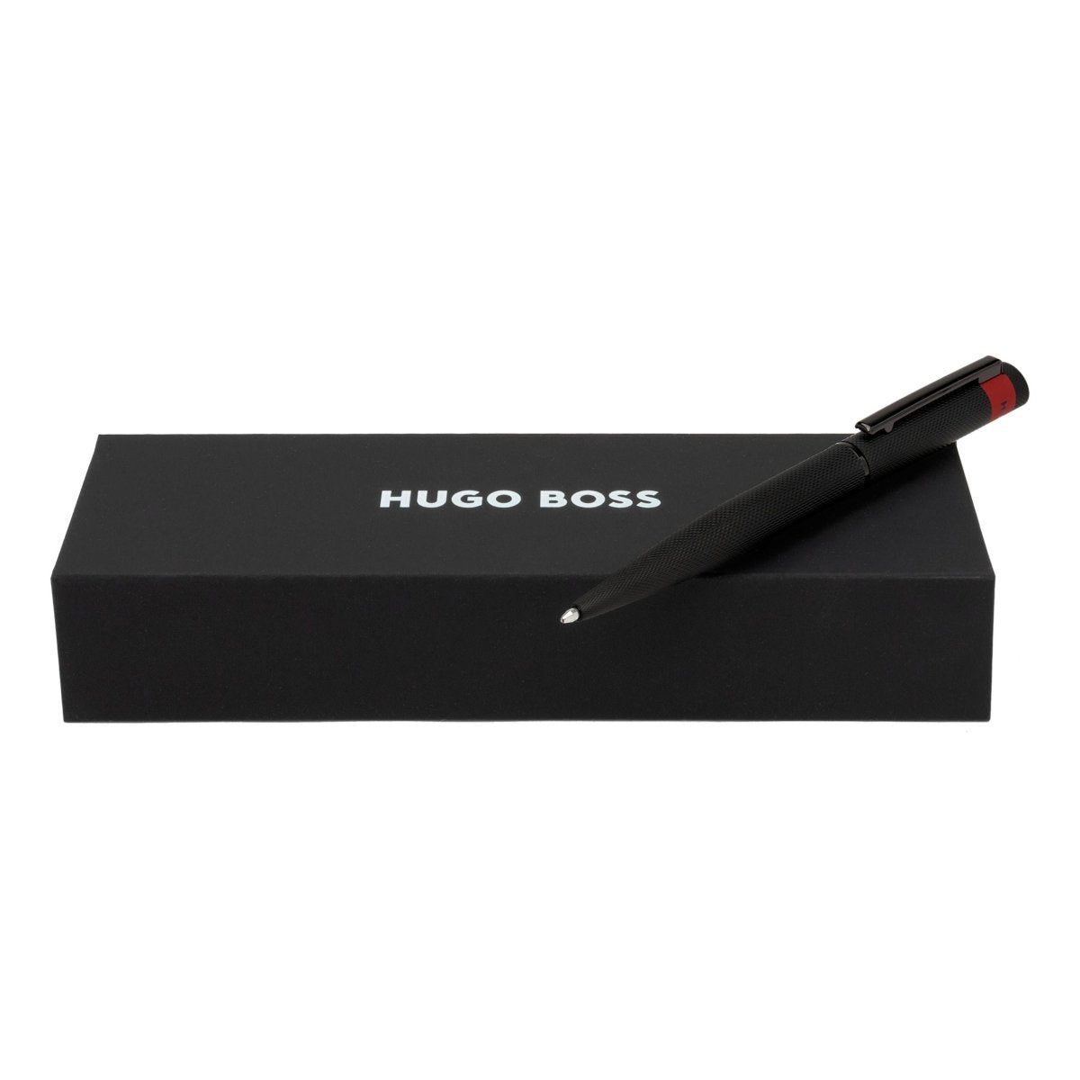HUGO BOSS Loop Diamond Black Ballpoint Pen | HSW3674A | TIME Watches