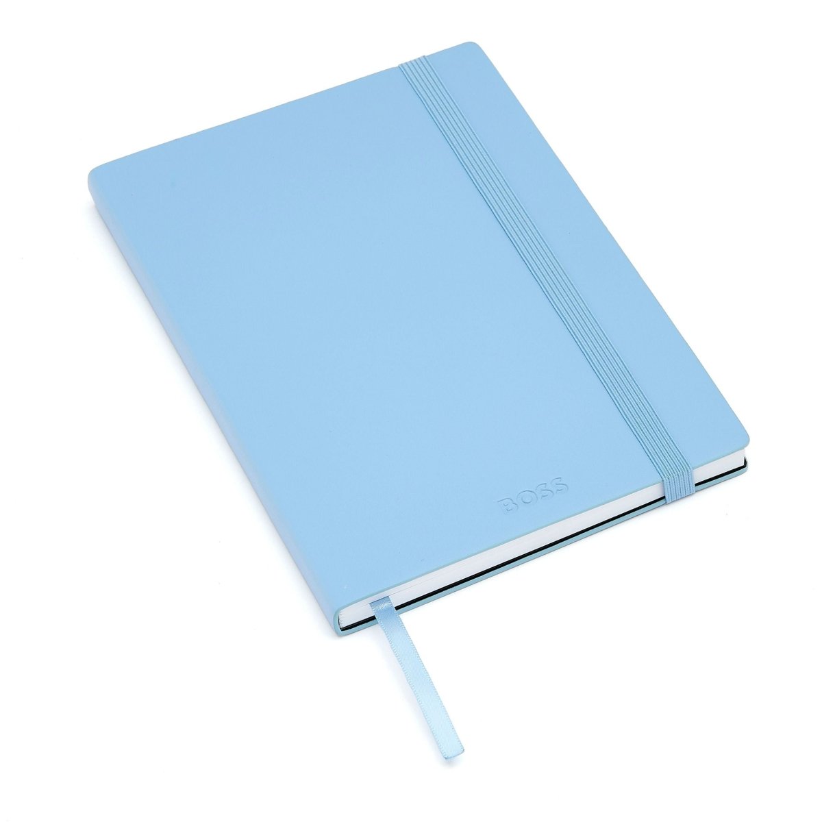 HUGO BOSS Pastel Classic Light Blue Lined A5 Notebook | HNH422ML | TIME Watches