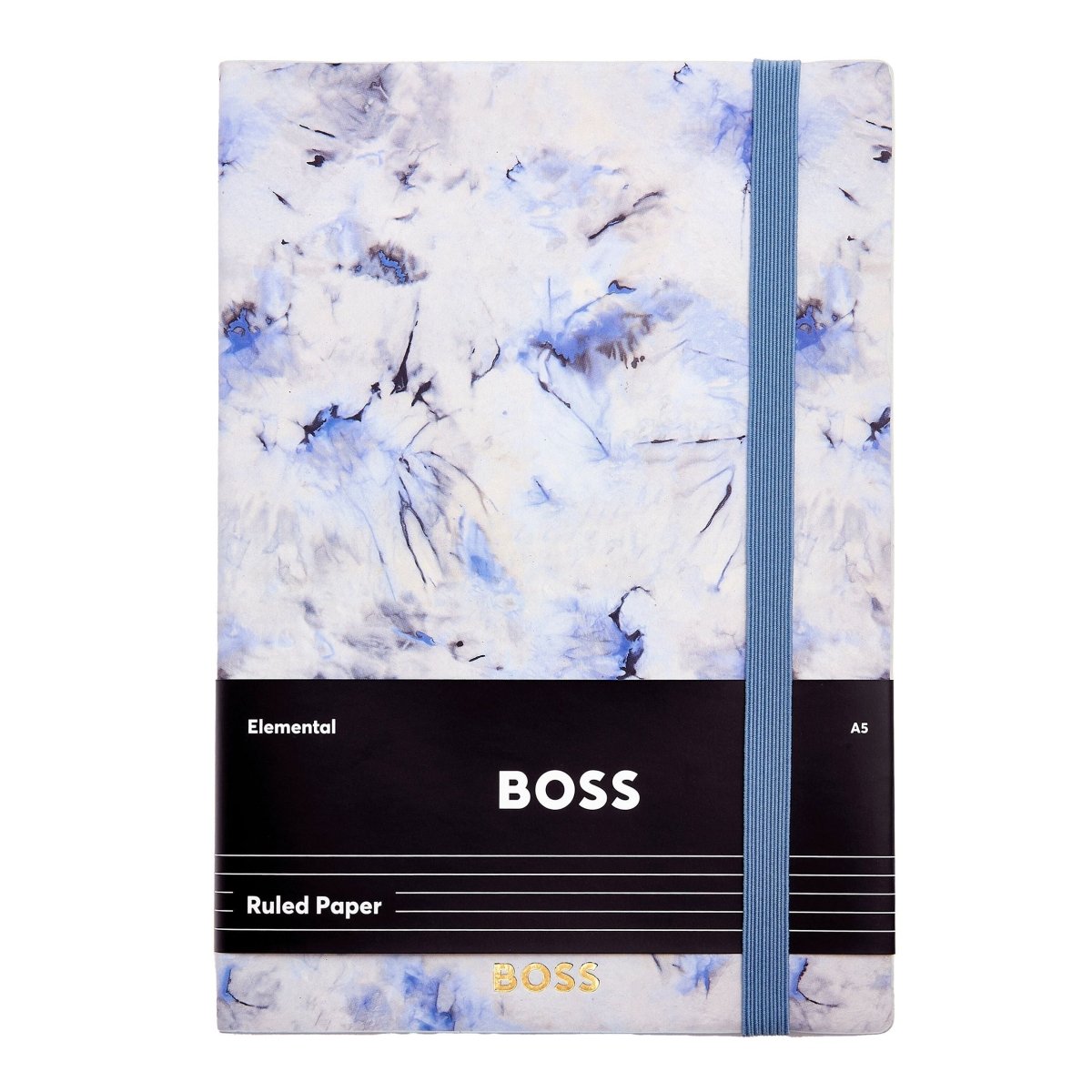 HUGO BOSS Tie - dye Flower Violet Lined A5 Notebook | HNH418WL | TIME Watches