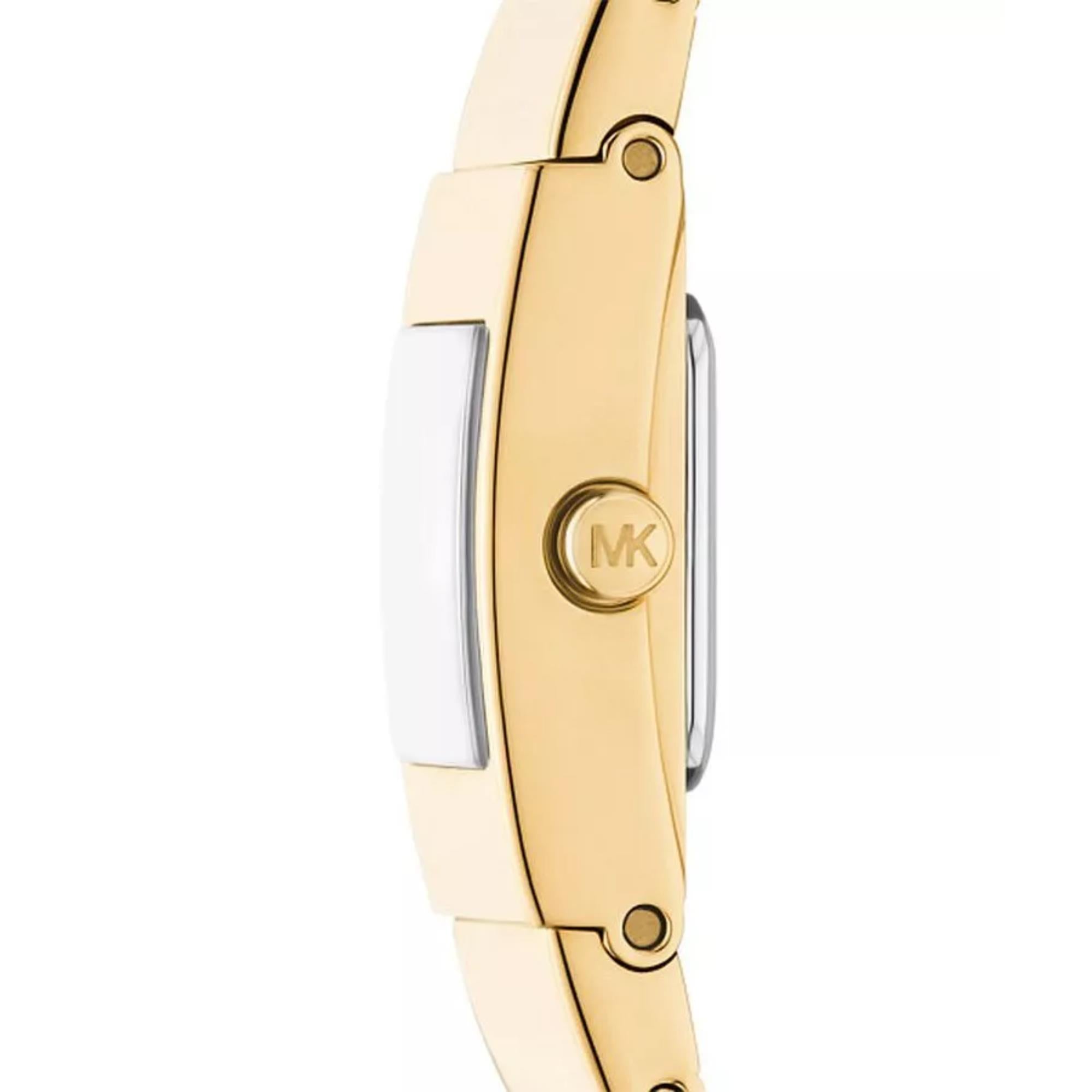 Michael Kors Darrington Gold Dial Gold-Tone Stainless Steel Strap Women's Dress Watch | MK4885