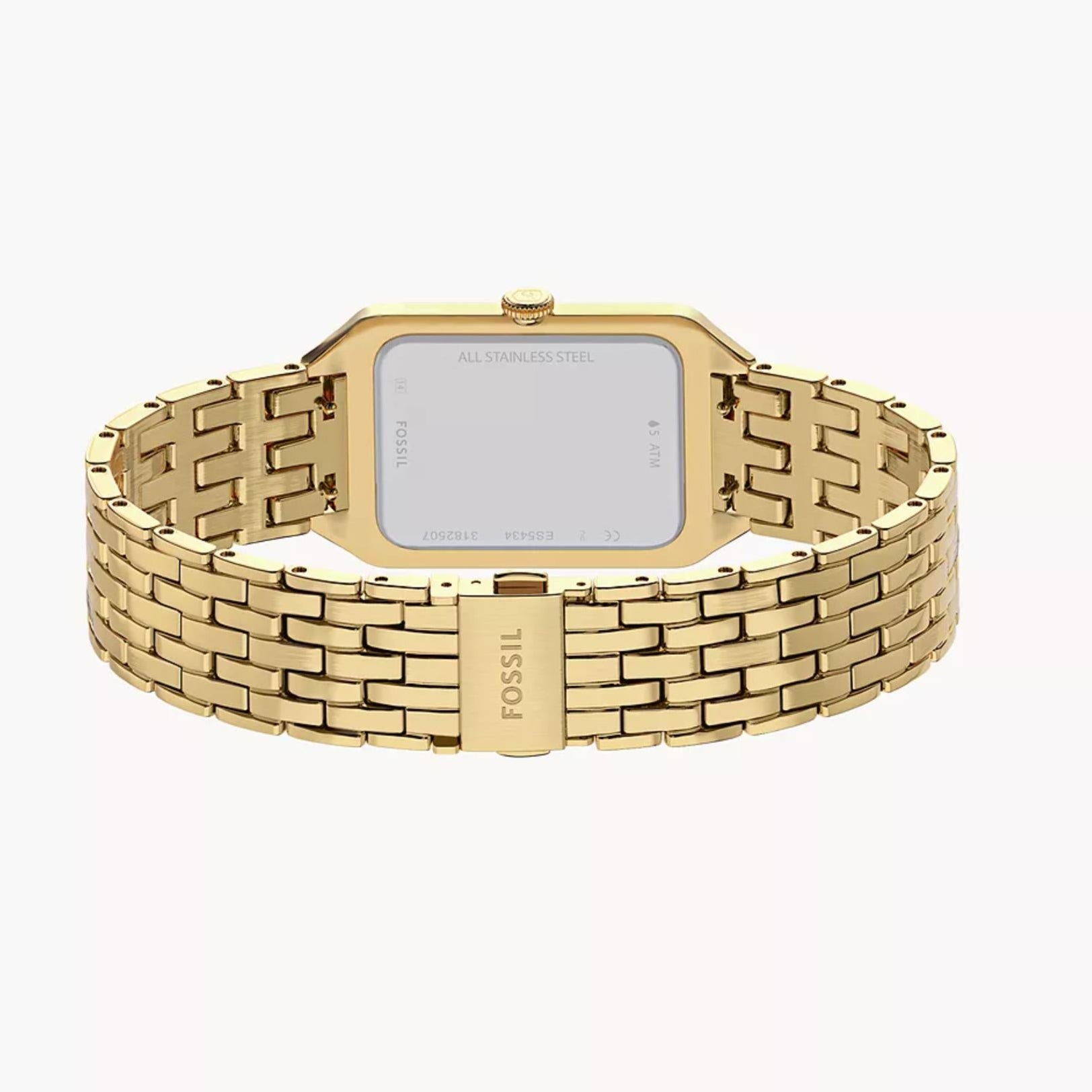 Fossil Raquel Quartz Black Dial Steel Strap Women’s Watch | ES5434