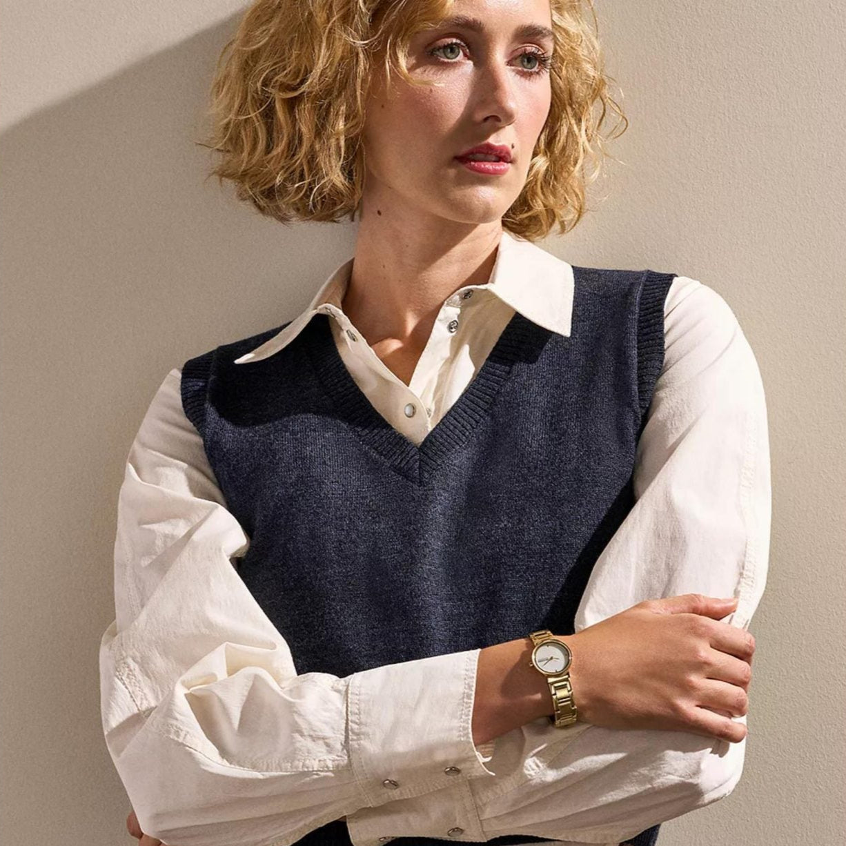 Skagen Freja Lille Quartz White Mother of Pearl Dial Steel Strap Women’s Watch | SKW3167