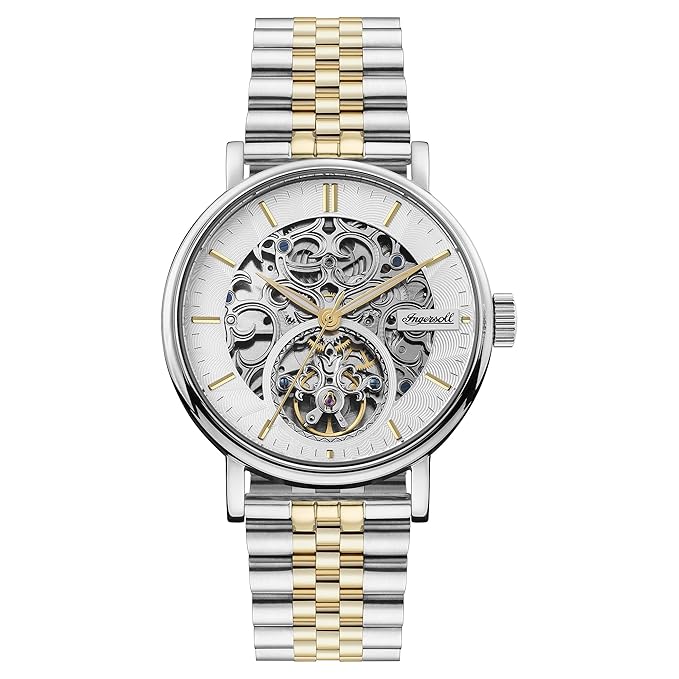 Ingersoll 1892 The Charles Automatic White Skeleton Dial Men's Watch | I05806 | Time Watch Specialists