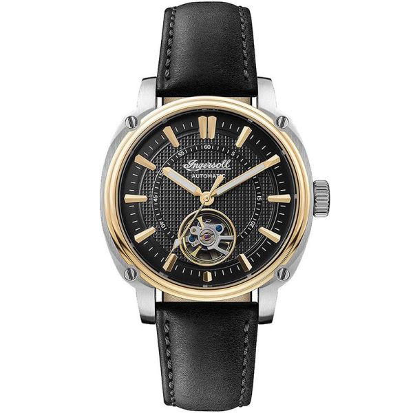 Ingersoll The Director Black Dial Automatic Leather Men’s Watch | I08102