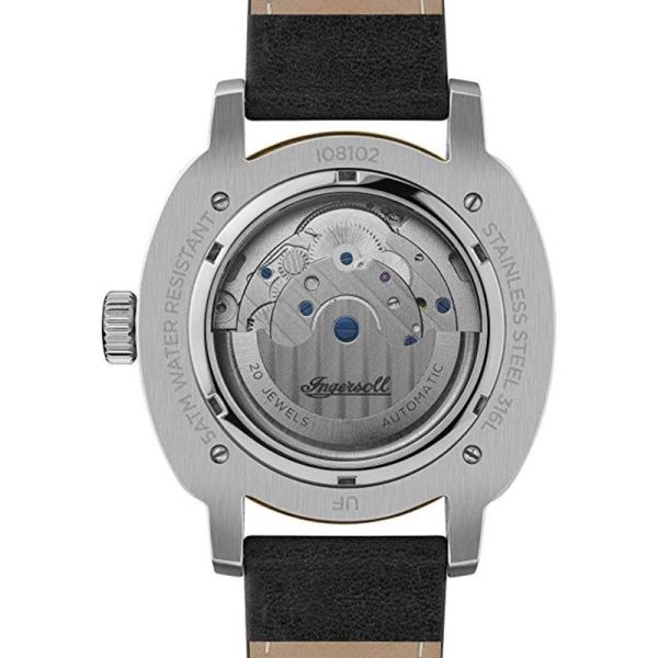 Ingersoll The Director Black Dial Automatic Leather Men’s Watch | I08102