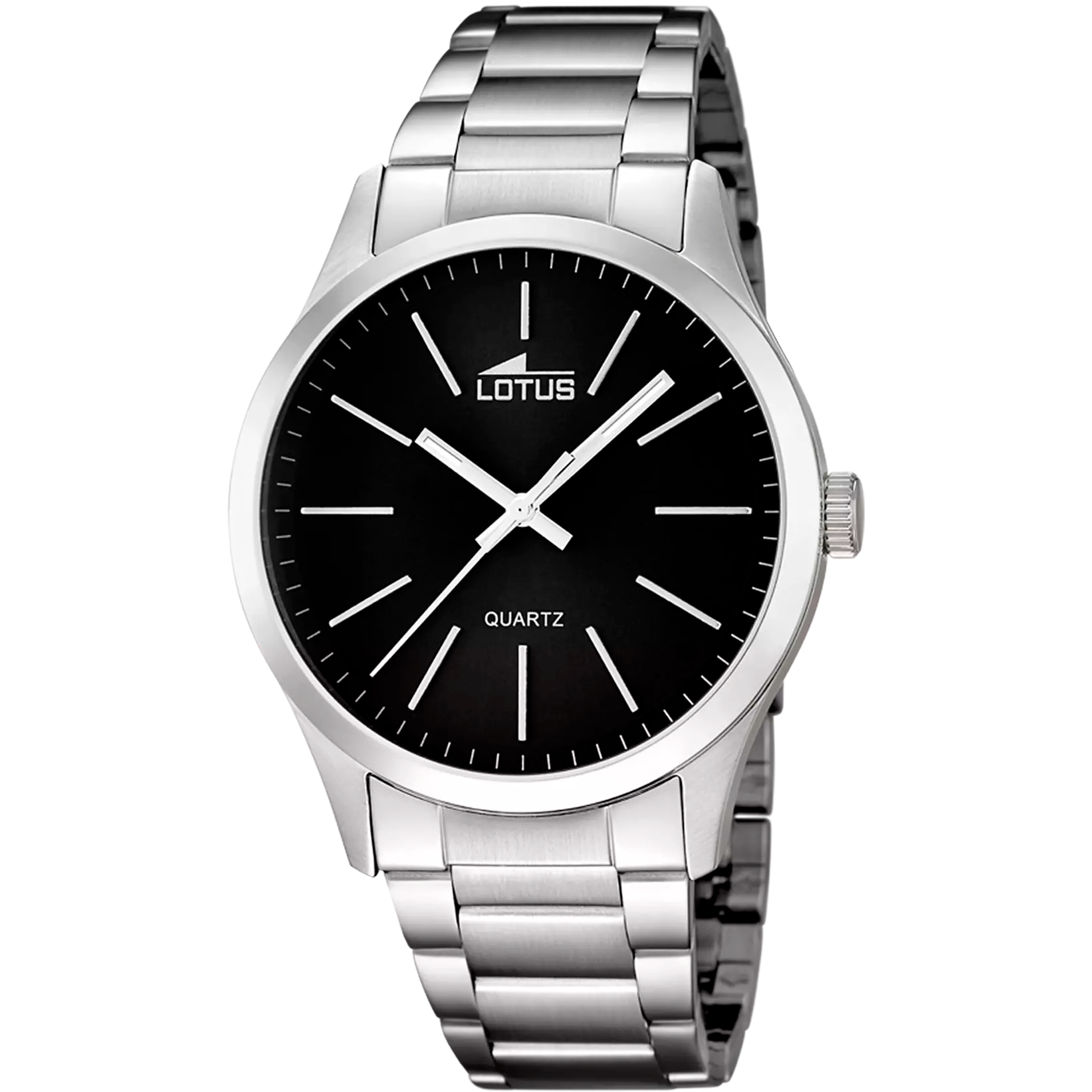 Lotus Minimalist GTS 42mm Black Dial Stainless Steel Men's Watch | 15959/3