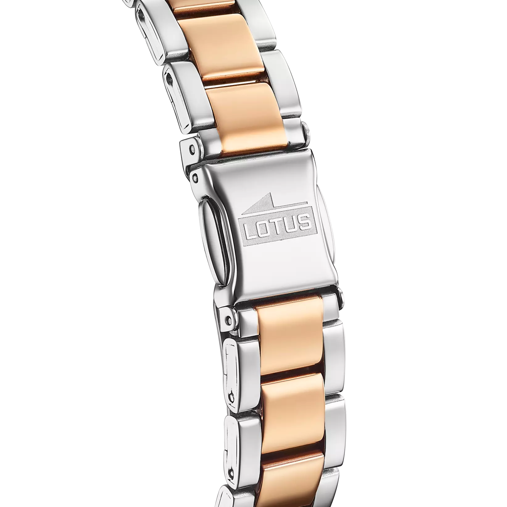Lotus Bliss Rose Gold Stainless Steel Silver Dial Women's Watch | 18798/1