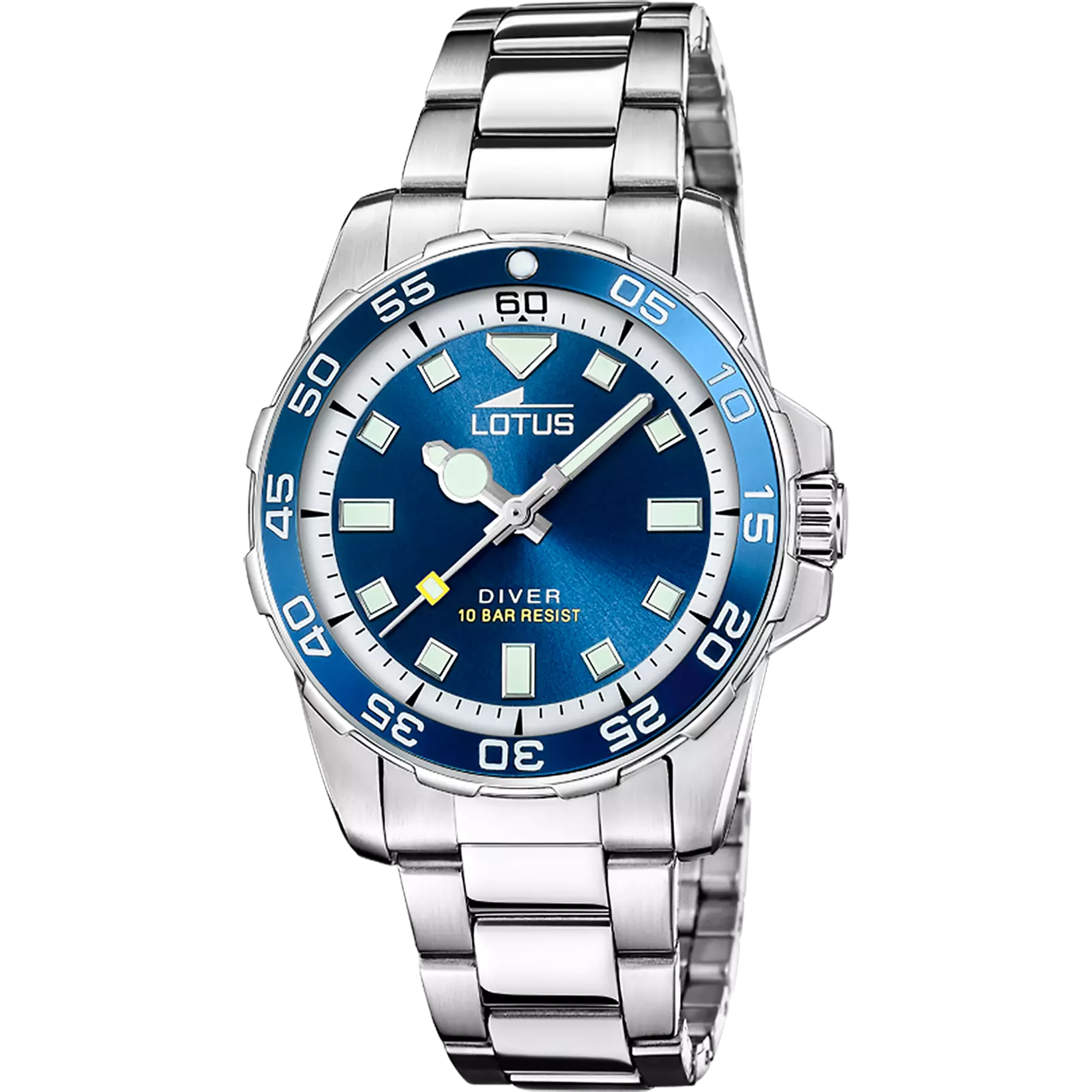 Lotus Trendy Blue Dial Blue Bezel Stainless Steel Women's Watch | 18936/5
