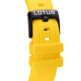 Lotus Vortex Black Dial Calendar Leather Men’s Watch | 18943/1