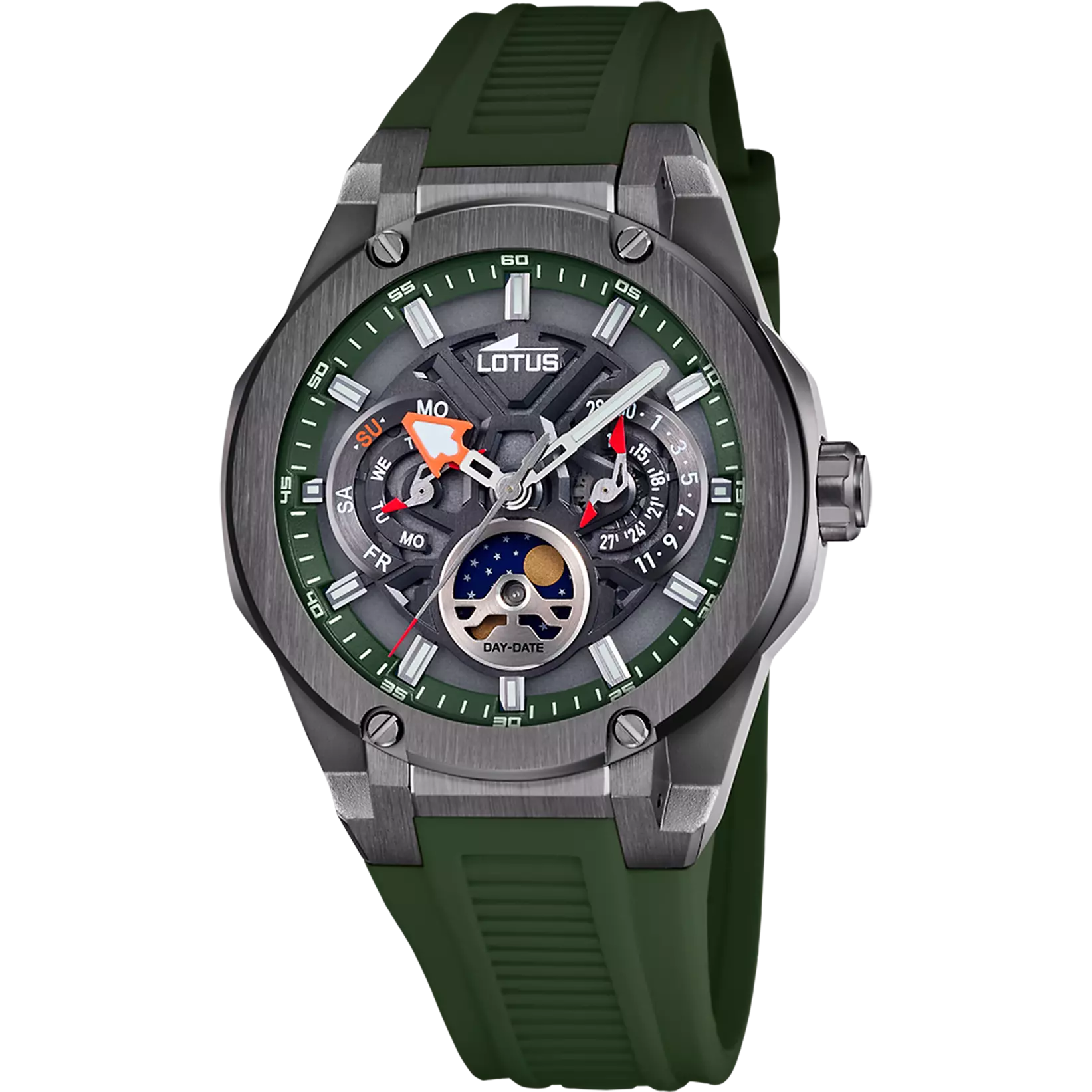 Lotus Vortex Grey Dial Moonphase Men’s Watch | 18946/5