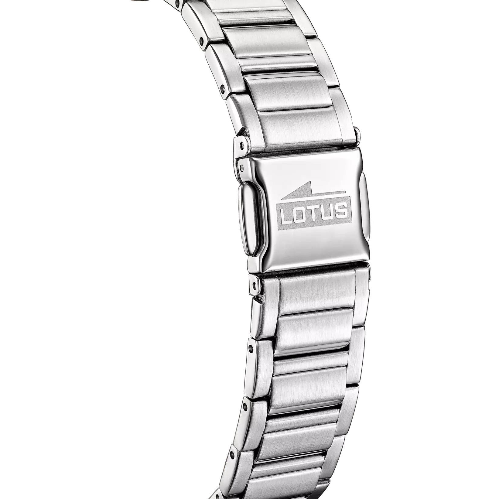 Lotus Square White Dial Silver Women's Watch | 18967/1