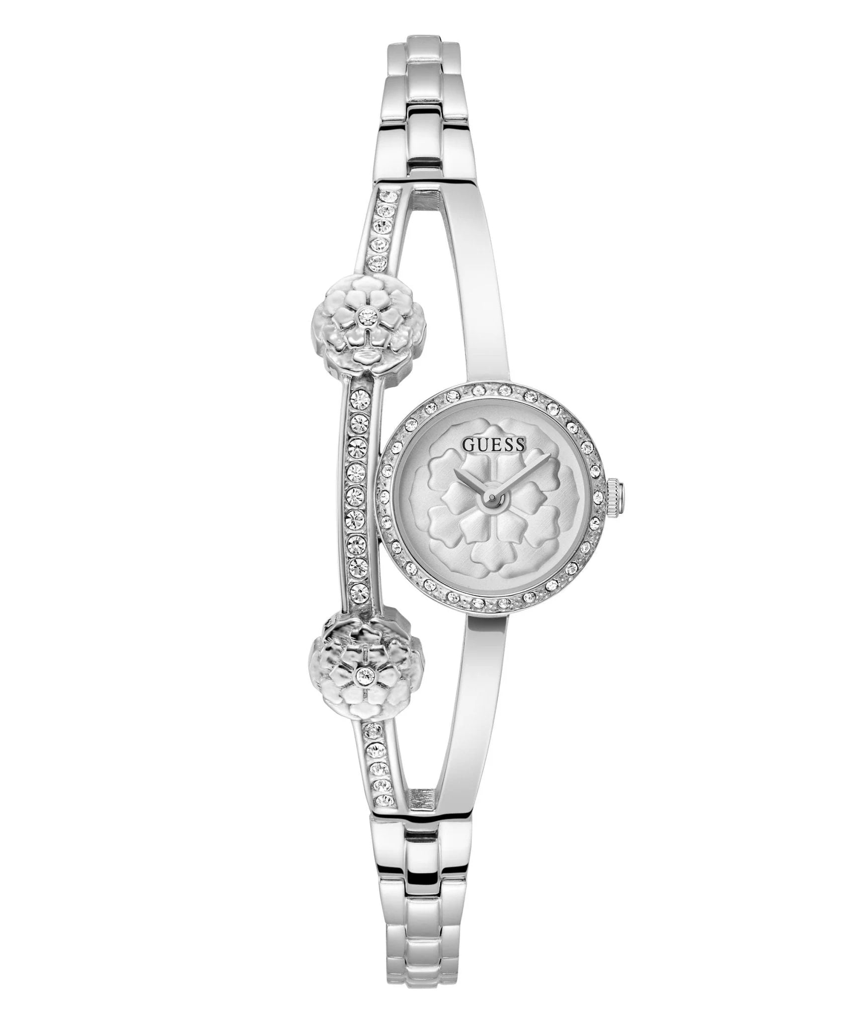 Guess Chloe Silver Tone Recycled Steel Women's Watch | GW0756L1