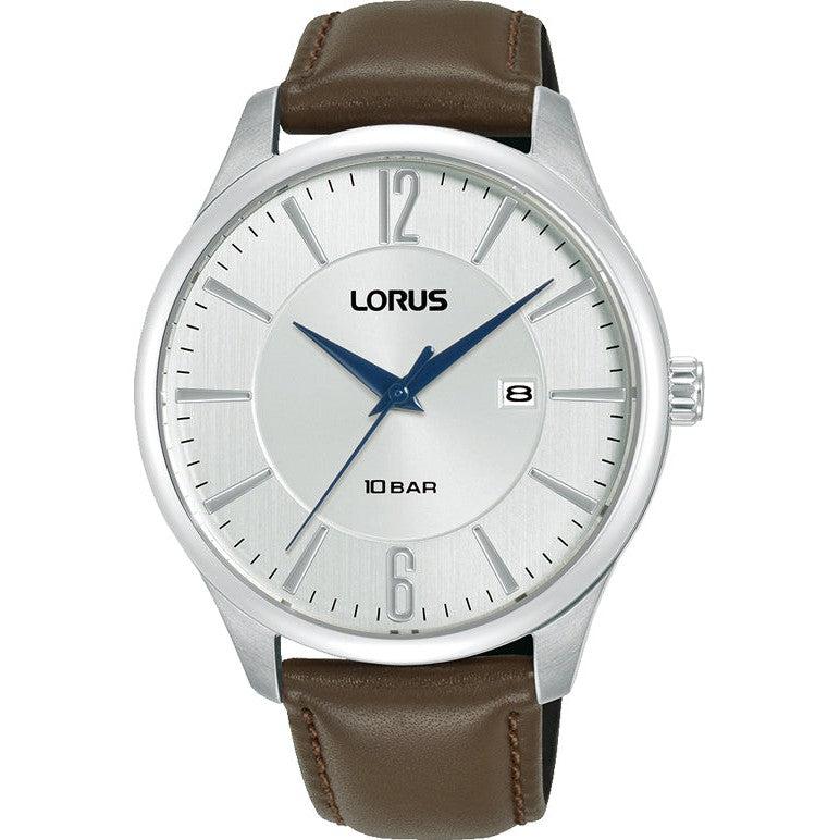 Lorus Brown Leather Men's Dress Watch | RH923RX9 | Time Watch Specialists