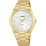 Lorus White Dial Rose Gold Hands and Batons Rose Gold Stainless Steel Men's Watch | RG312XX9