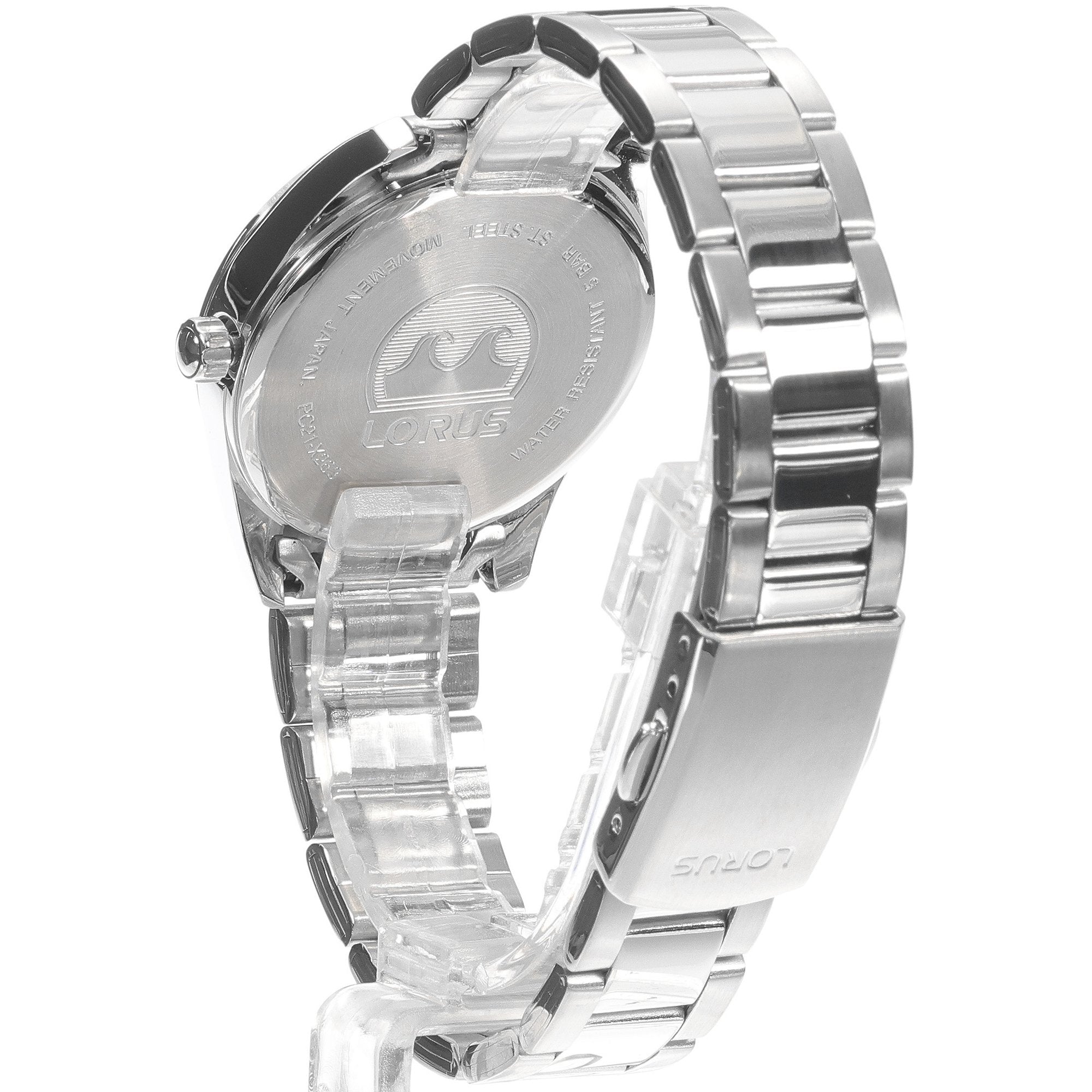 Lorus Stainless Steel Pink Dial Women's Watch | RG325XX9