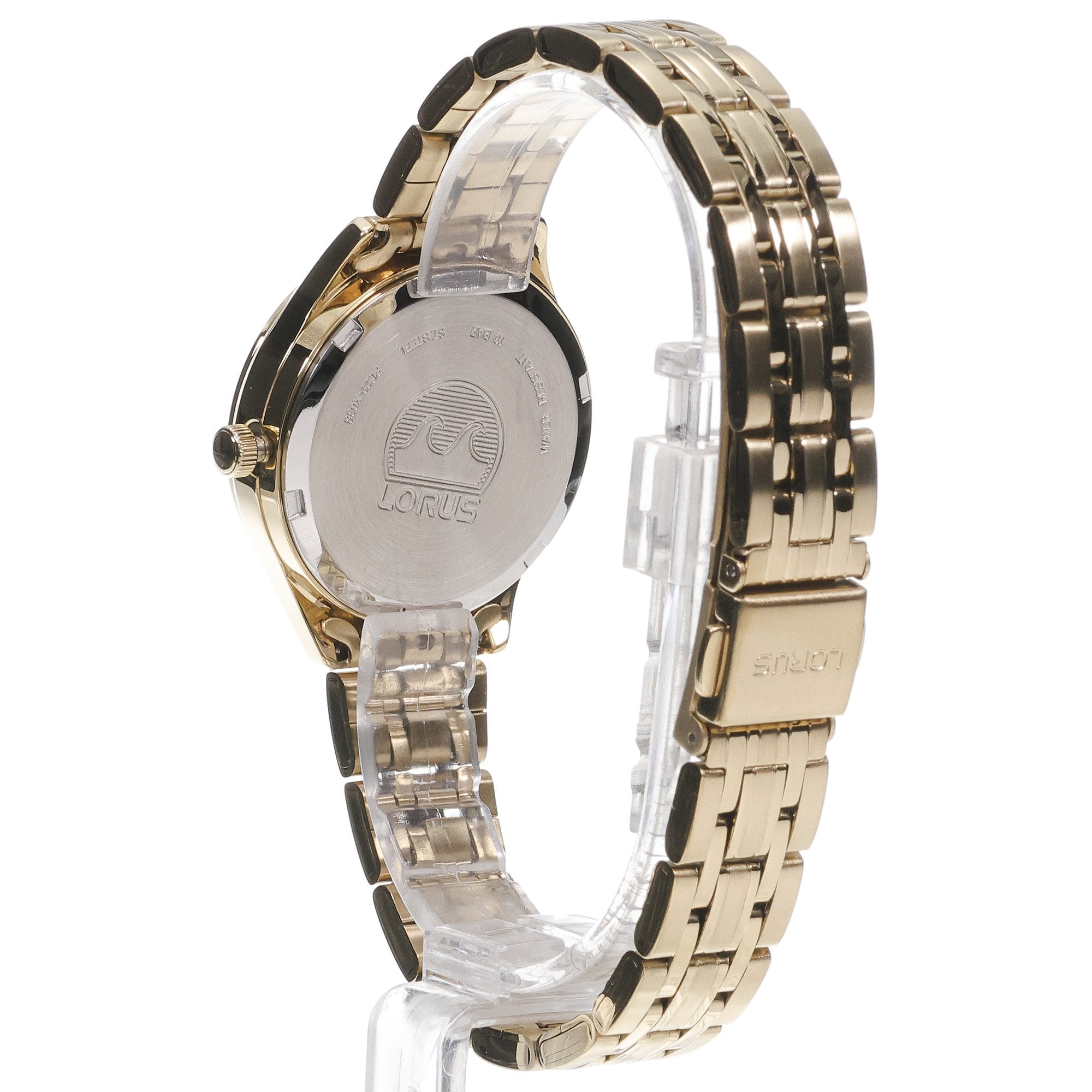 Lorus RG White Dial Calendar Rose Gold Batons Rose Gold Men's Watch | RJ204CX9