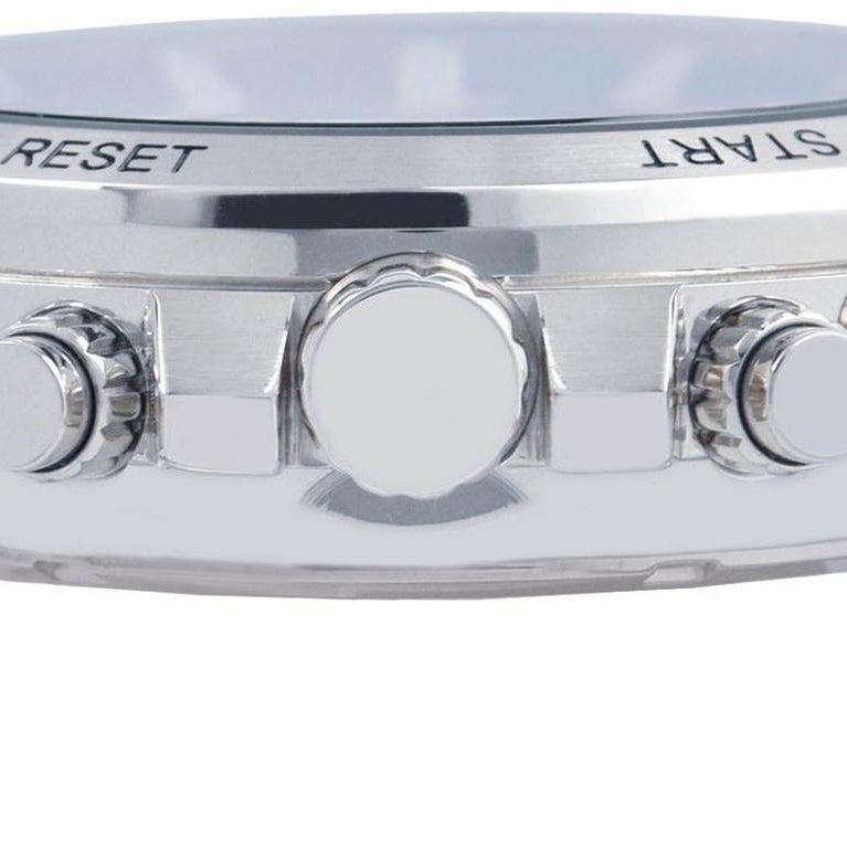 Lorus Blue Black Ana Digi Dial Stainless Steel Men's Watch | RW665AX9