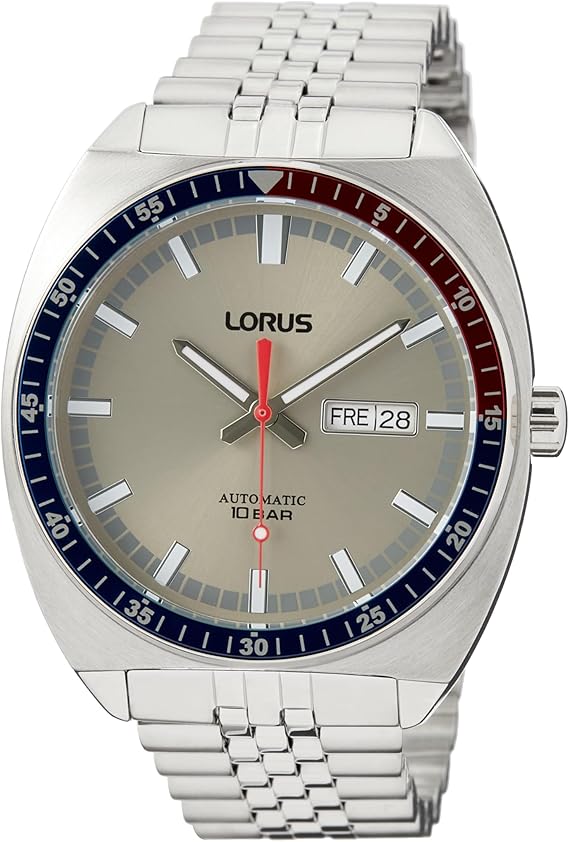 Lorus Silver Sports Automatic Men's Watch | RL447BX9G | Time Watch Specialists