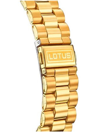 Lotus Freedom Green Dial Calendar Stainless Steel Bracelet Unisex Watch | 18857/6