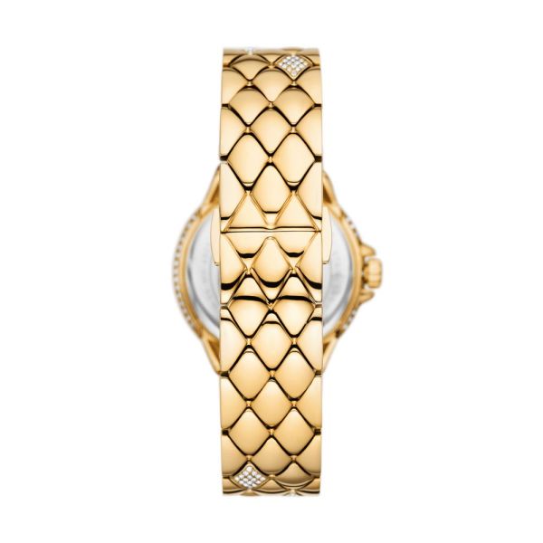Michael Kors Camille Three - Hand Gold - Tone Stainless Steel Woman's Watch | MK4801 | Time Watch Specialists