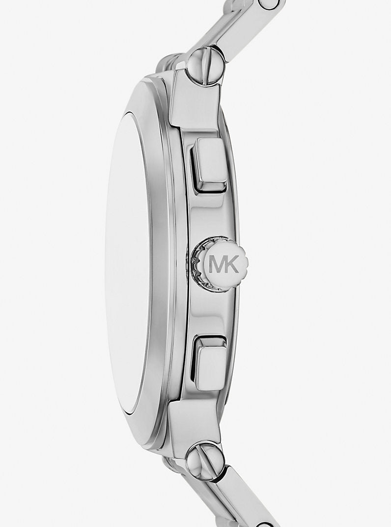 Michael Kors Lexington Blue Dial and Silver Stainless Steel 45mm Men's Watch | MK9222 | TIME Watches