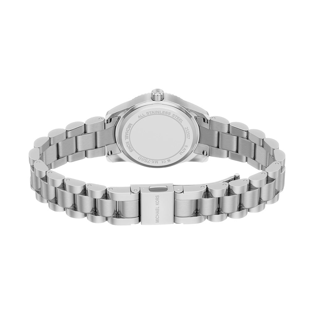 Michael Kors Lexington Green Sunray Dial and Steel Bracelet 26mm Women's Watch | MK7580 | TIME Watches
