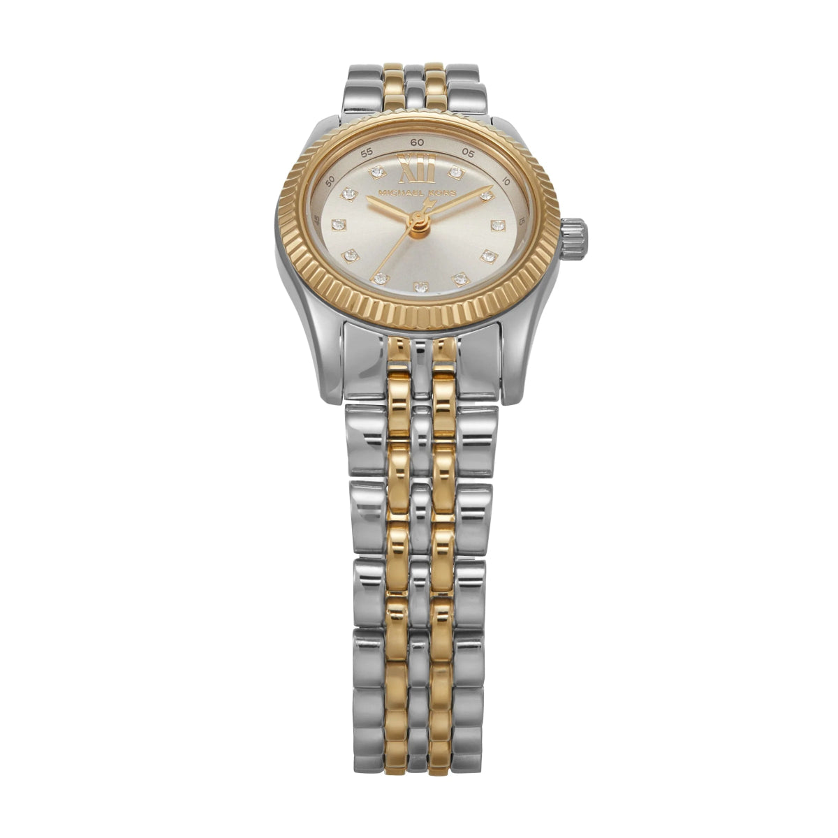 Michael Kors Lexington Pavé Two - Tone Watch and Slider Bracelet Set | MK4815SET | Time Watch Specialists
