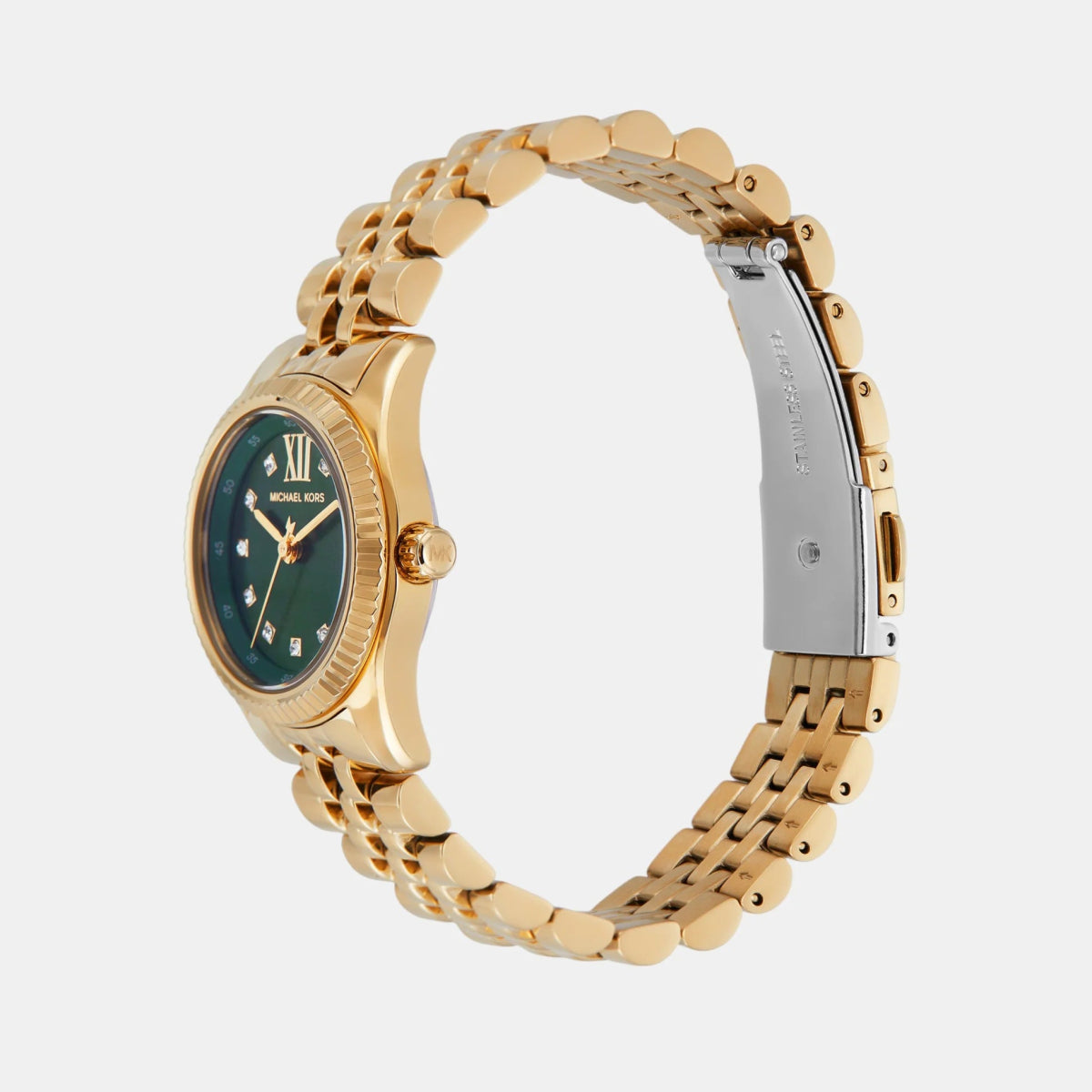 Michael Kors Petite Lexington Pavé Gold - Tone Women's Watch | MK4842 | Time Watch Specialists