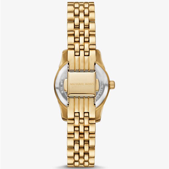 Michael Kors Petite Lexington Pavé Gold - Tone Women's Watch | MK4842 | Time Watch Specialists