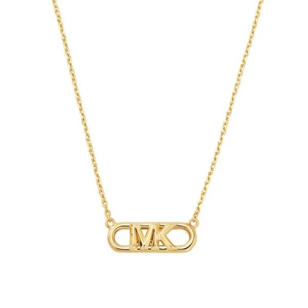 Michael Kors Premium Statement Link Gold Sterling Silver Pendant Women's Necklace|MKC164200710 | Time Watch Specialists