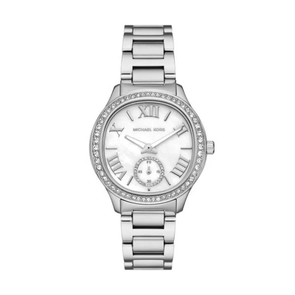 Michael Kors Sage Three-Hand, Stainless Steel Women's Watch | MK4807 | Time Watch Specialists