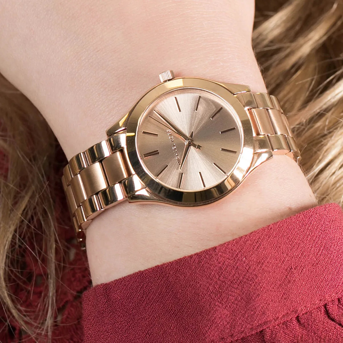 Michael Kors Slim Mini Rose Gold Women's Watch | MK3513