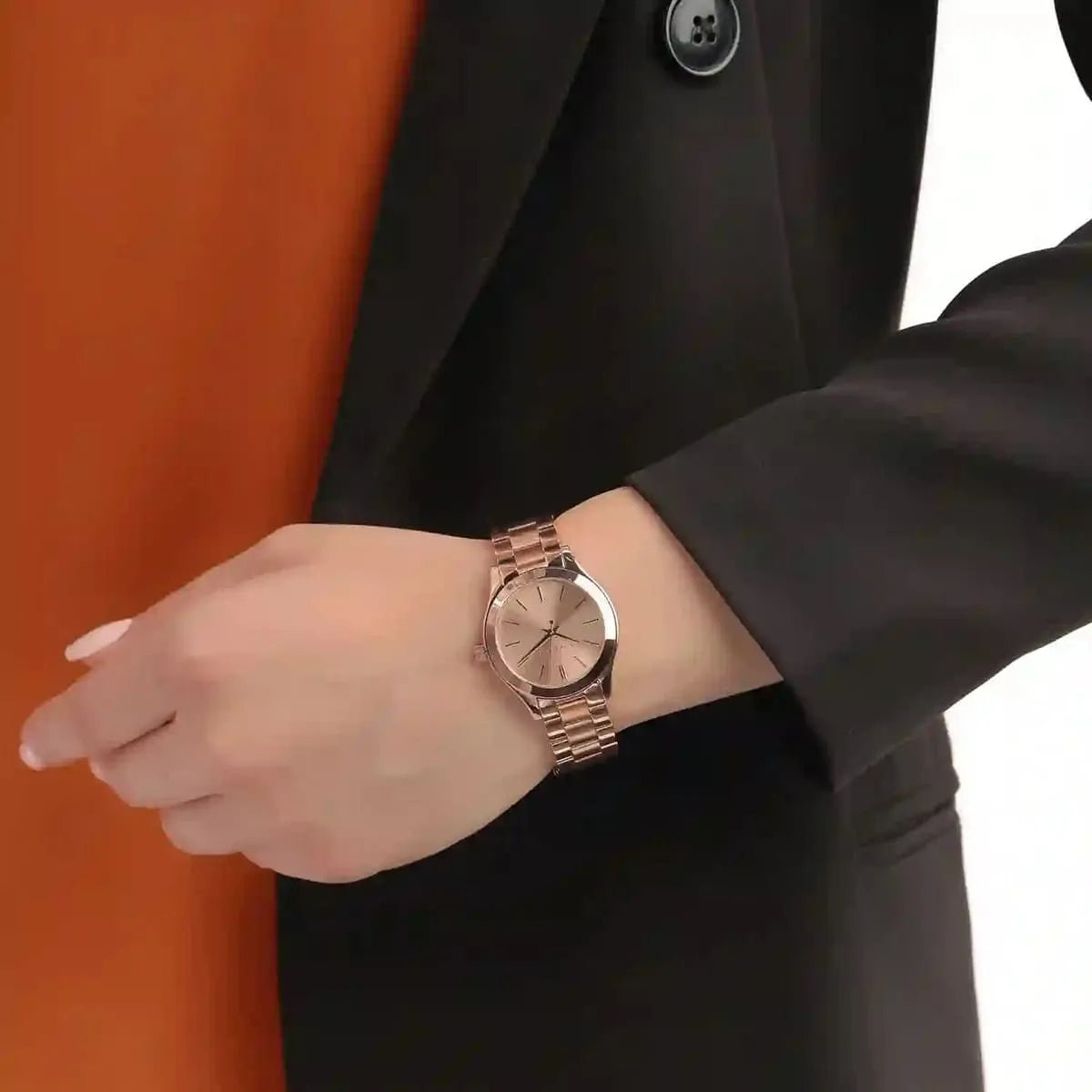 Michael Kors Slim Mini Rose Gold Women's Watch | MK3513