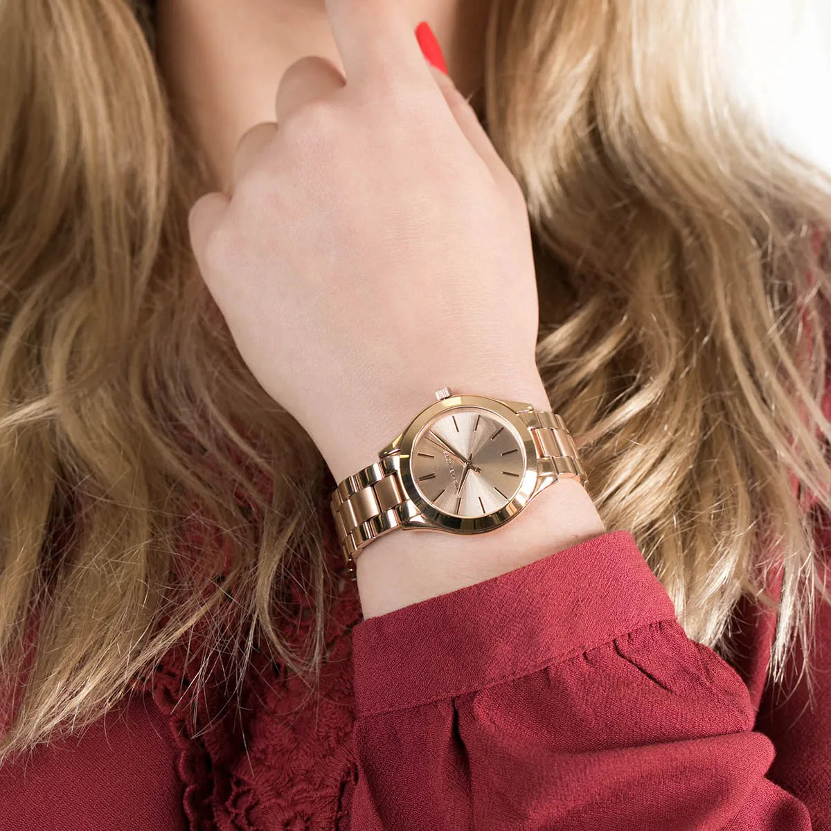 Michael Kors Slim Mini Rose Gold Women's Watch | MK3513