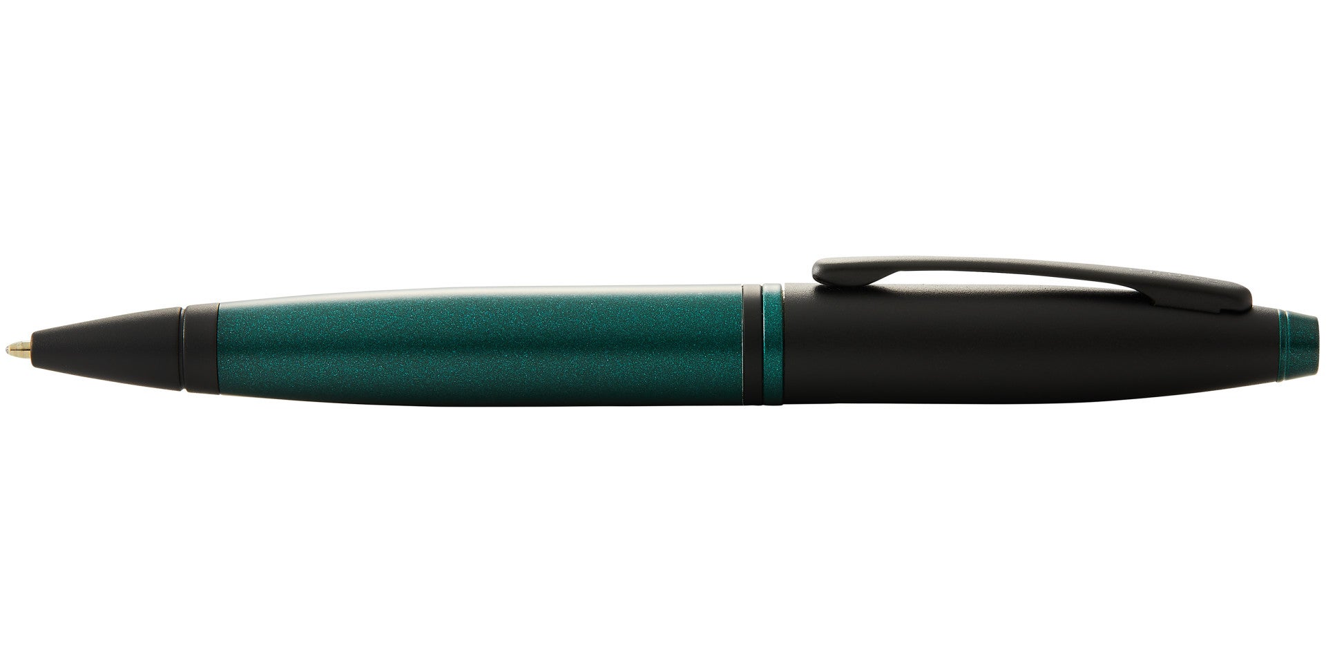 CROSS Calais Matte Green and Black Lacquer Ballpoint Pen | AT0112-25