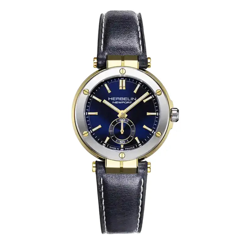 Herbelin Newport Two-Tone Blue Dial Women's Watch | 18289T1N35