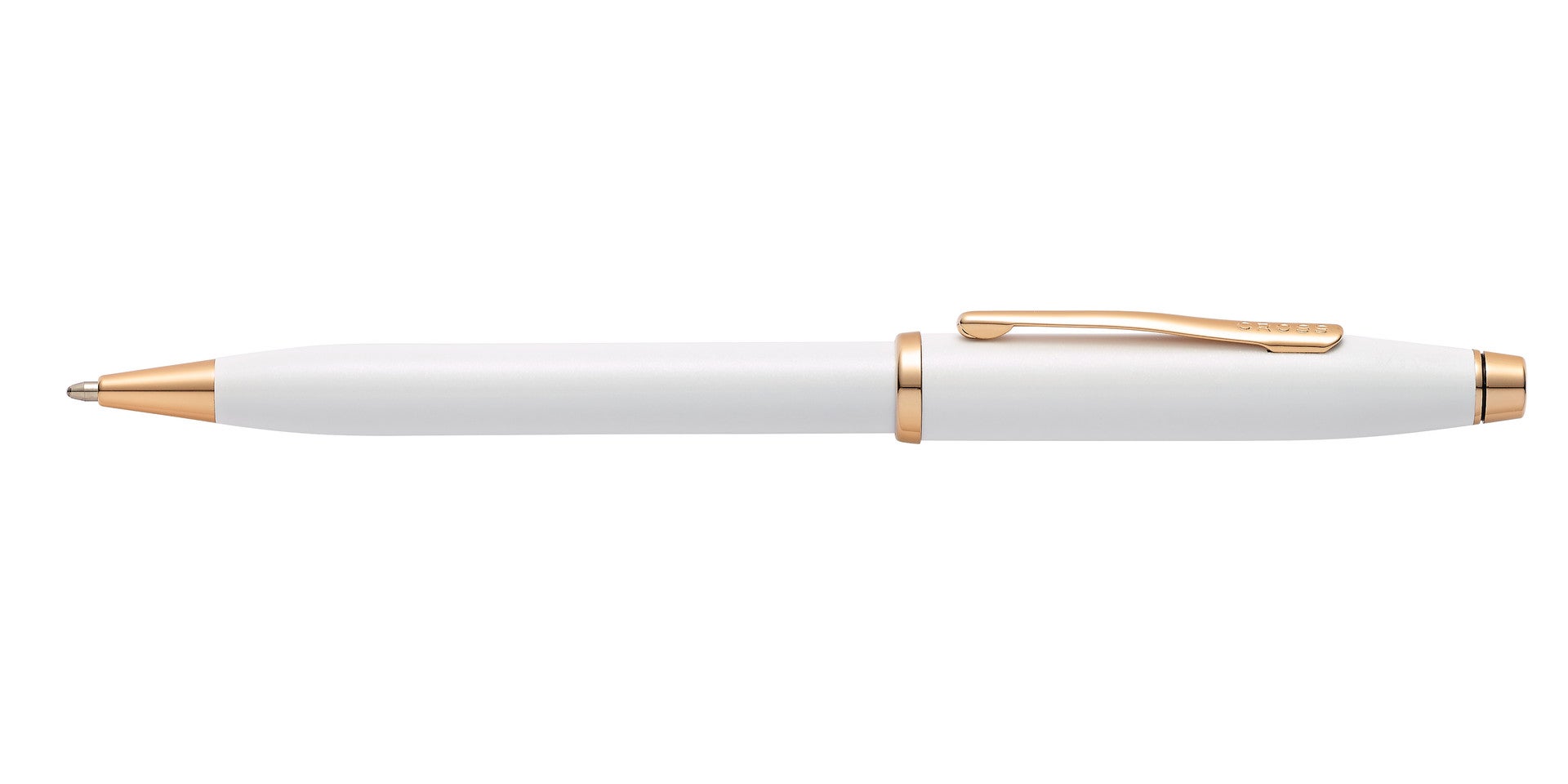 CROSS Century II Pearlescent White Lacquer Ballpoint Pen | AT0082WG-113