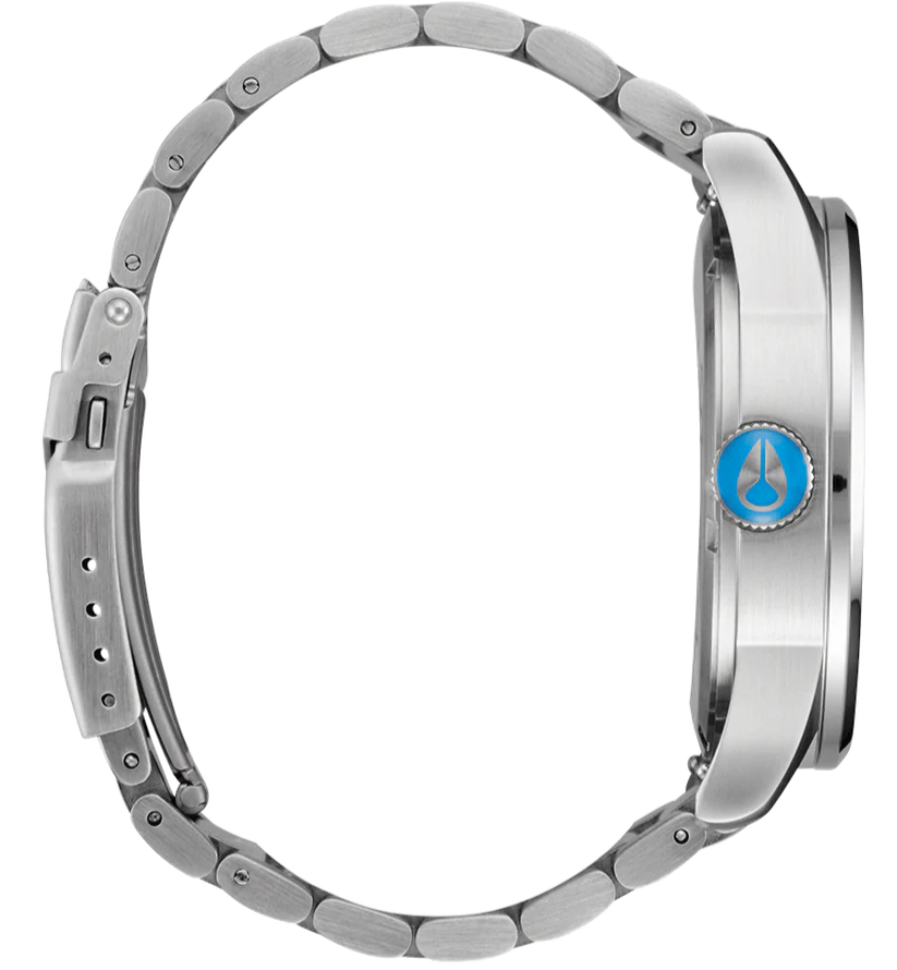 NIXON Stainless Steel Ombre Byron Blue Dial Unisex Watch | A3565309-00