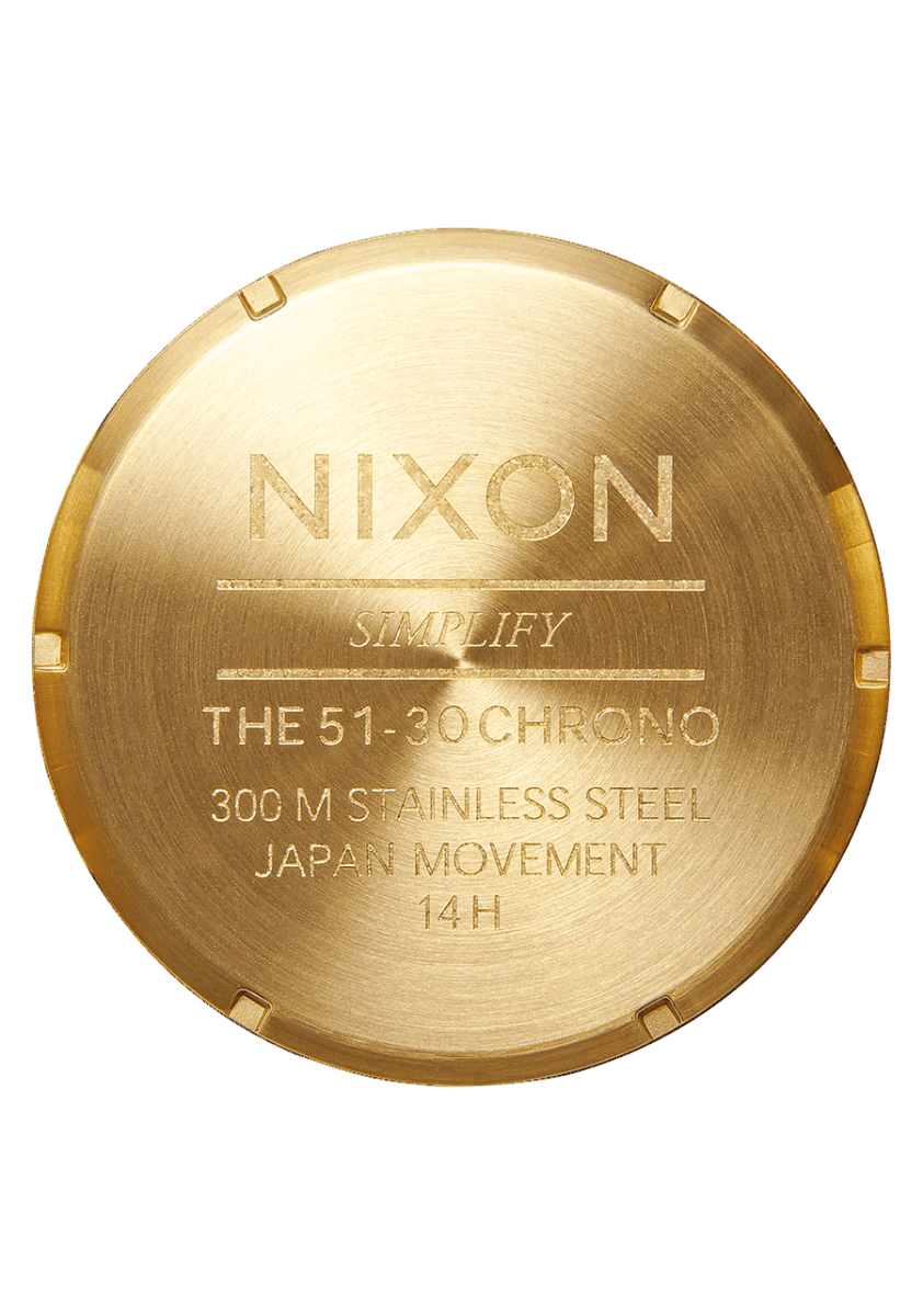 NIXON 51 - 30 Chrono Silver Dial and Silver Steel Bracelet 51mm Men's Watch | A083510 - 00 | TIME Watches