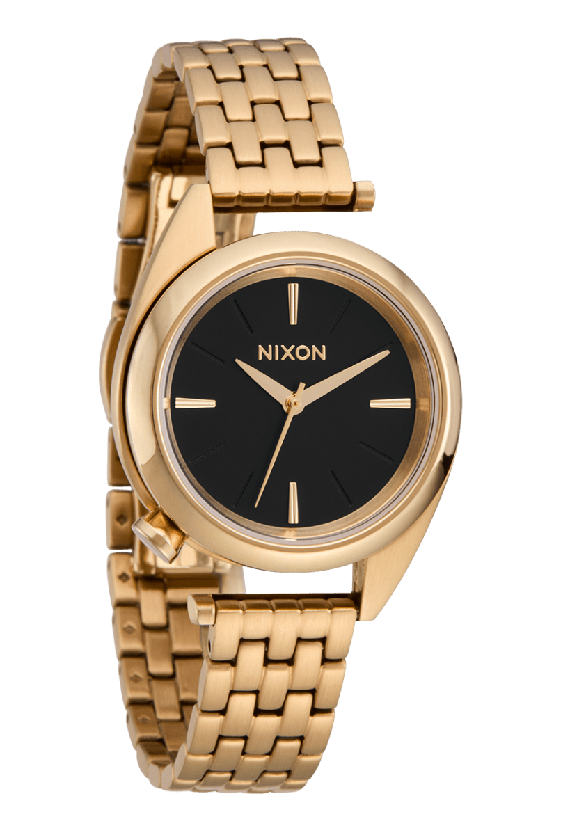NIXON Kensington All Gold Dial and Black Steel Bracelet 36mm Unisex Watch | A1459510 - 00 | TIME Watches
