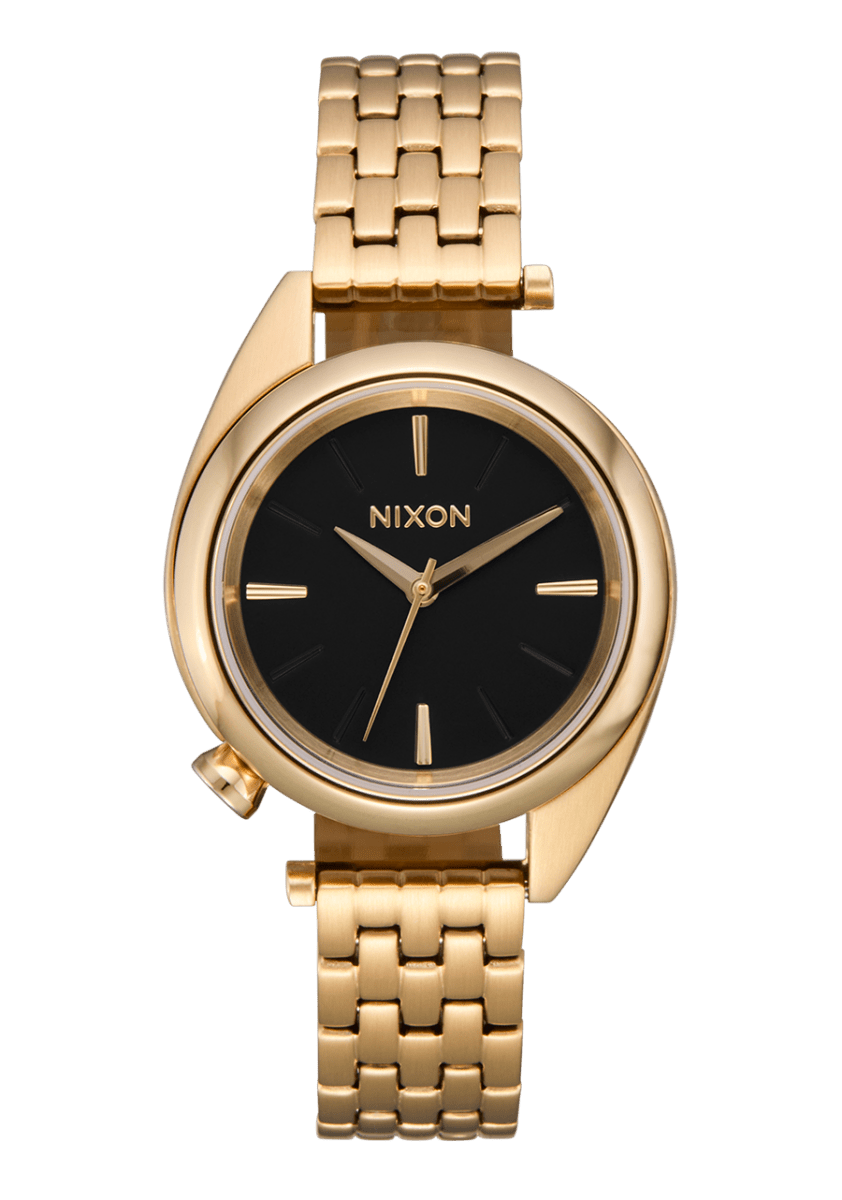 NIXON Kensington All Gold Dial and Black Steel Bracelet 36mm Unisex Watch | A1459510 - 00 | TIME Watches