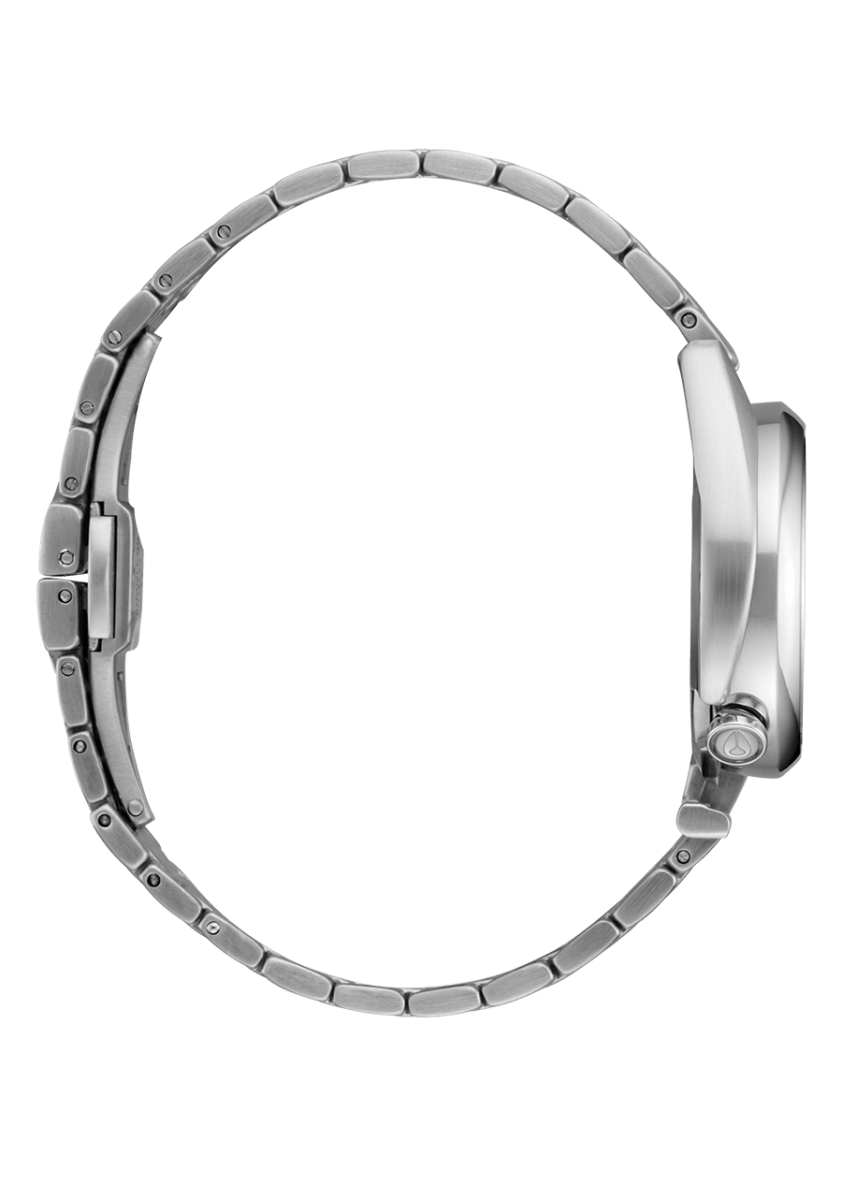 NIXON Kensington All Silver Dial and Black Steel Bracelet 36mm Unisex Watch | A14592871 - 00 | TIME Watches