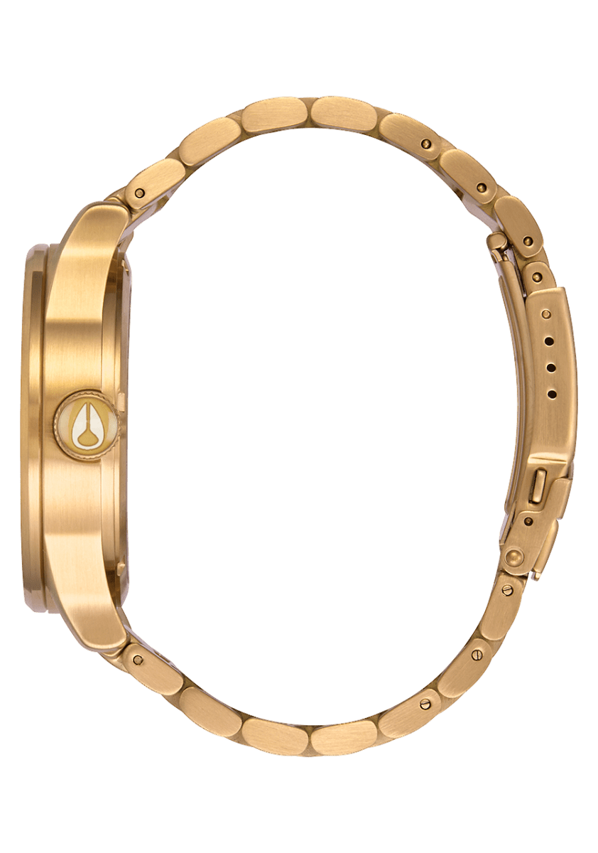 NIXON Sentry Stainless Steel Gold Dial and Gold Steel Bracelet 40mm Unisex Watch | A3565094 - 00 | TIME Watches