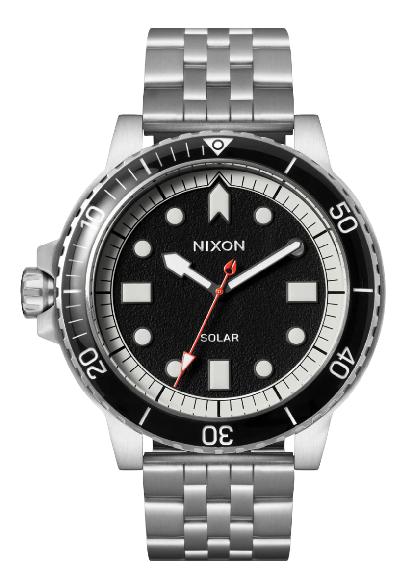 Nixon Stinger 44 Stainless Steel Black Dial Luminous Indices Unisex Watch | | Time Watch Specialists