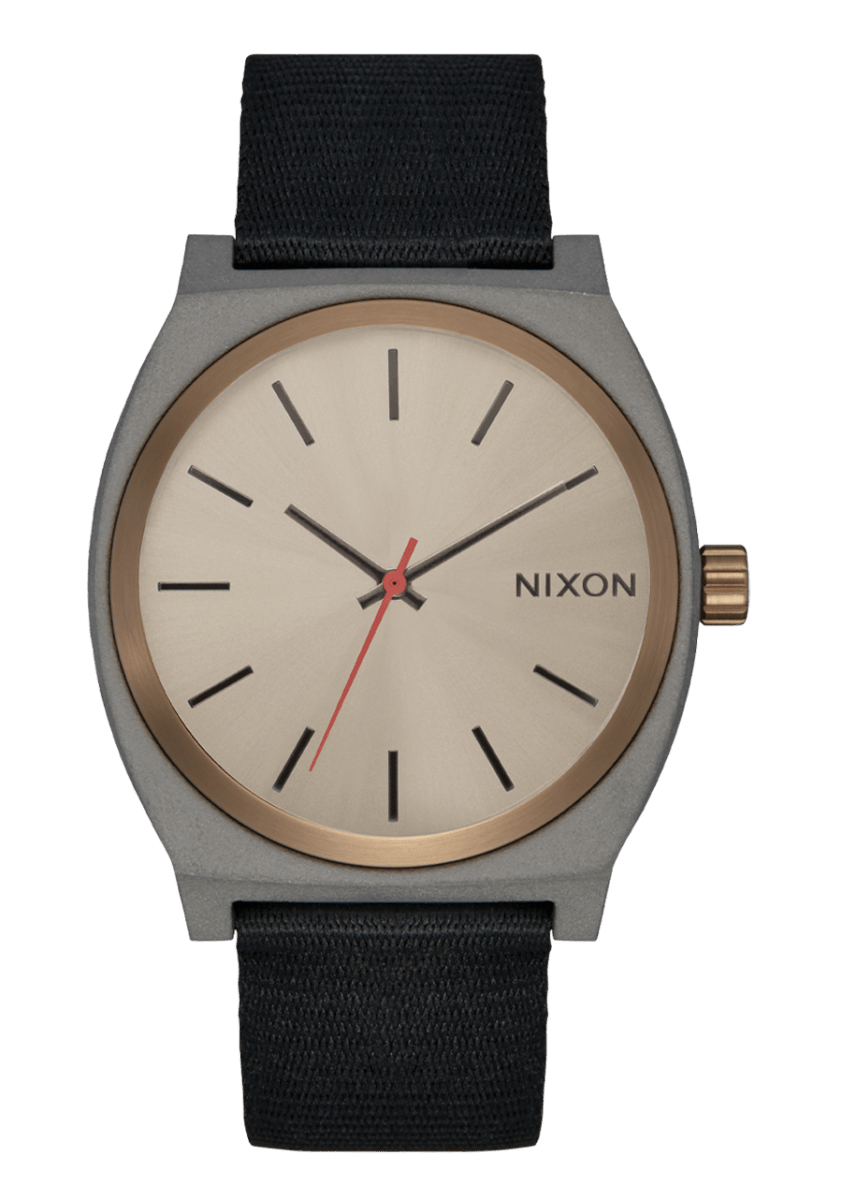 NIXON Time Teller Black Dial and Black Nylon 37mm Unisex Watch | A13965239 - 00 | TIME Watches